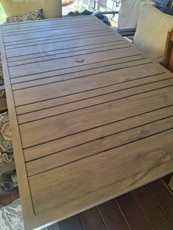 Patio table and 4 chairs