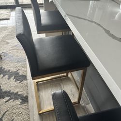 4 Counter Height Modern Bar Stools