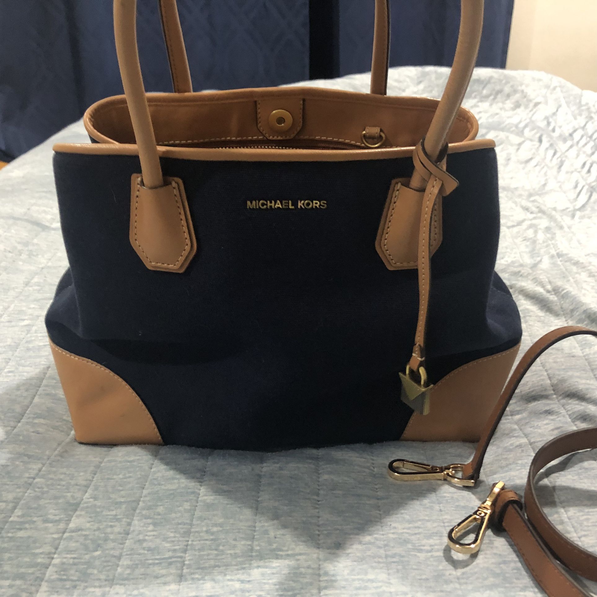 Michael Kors Navy Handbag