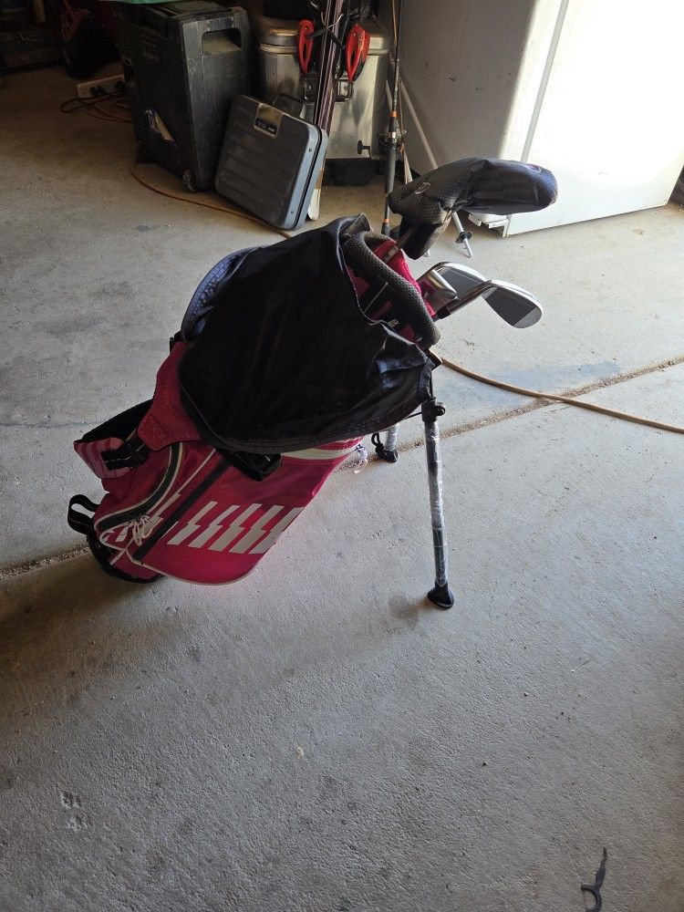 Ultra Light Long Leaf Us Kids Golf Set Right Hand