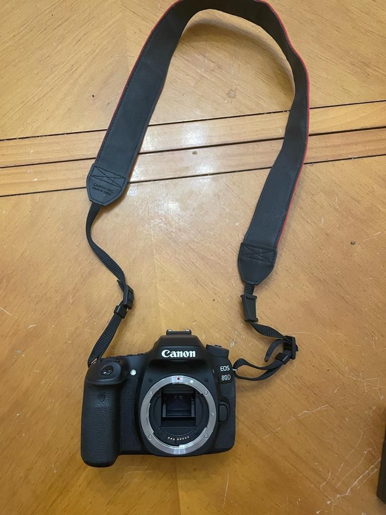 Canon EOS 80D DSLR Camera & Lenses EF 75-300mm, EFS 18-135mm