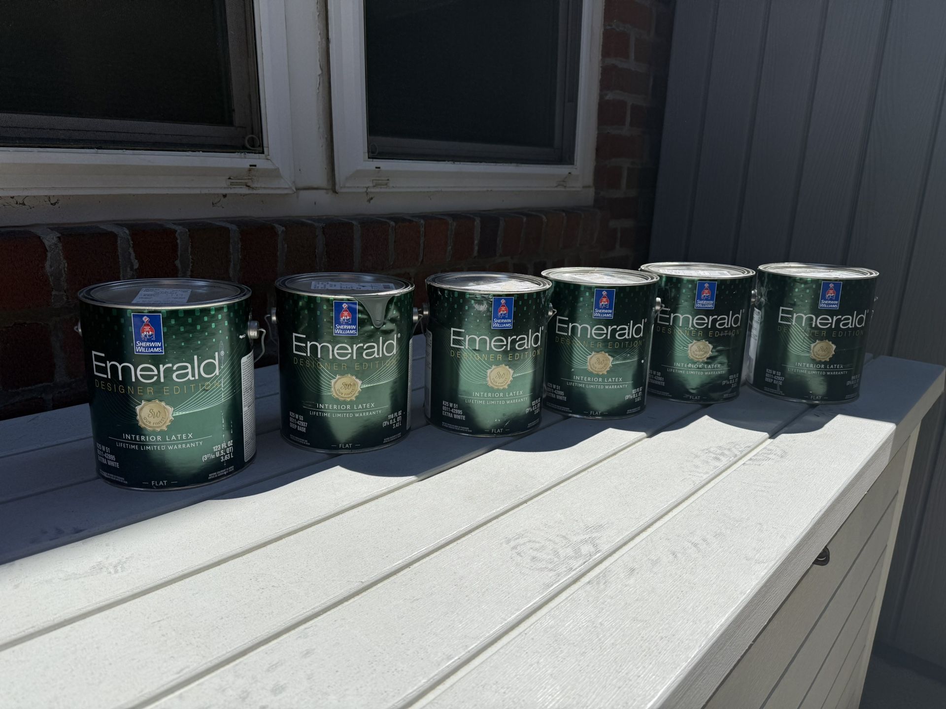 Full Gallons Of Sherwin Williams Designer Edition Interior Latex Paint
