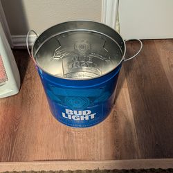 Bud Light Metal Bucket