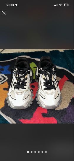 Balenciaga Track white trainers