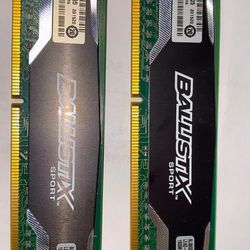 Crucial Ballistix 8 GB RAM 