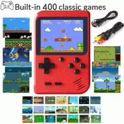Retro Gameboy Style Game Console With 400 Built In Games Including Mario