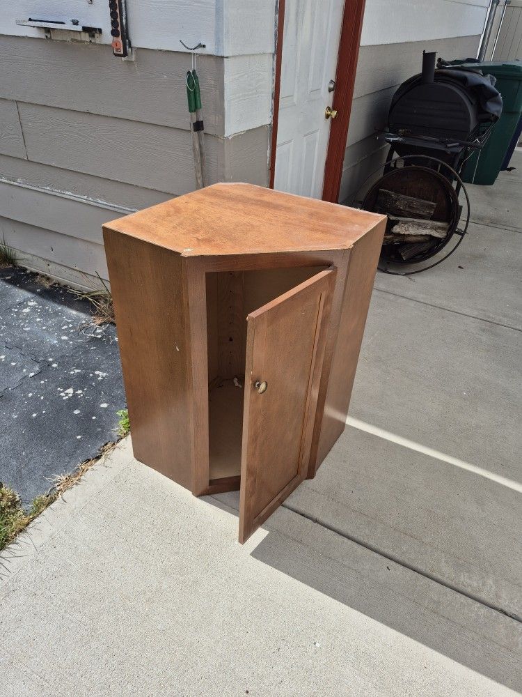 Wooden Corner Cabinet