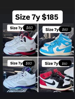 Jordan size 7y all for $185