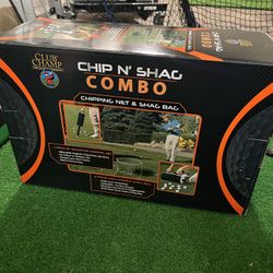 Golf Chipping Net And Shag Bag