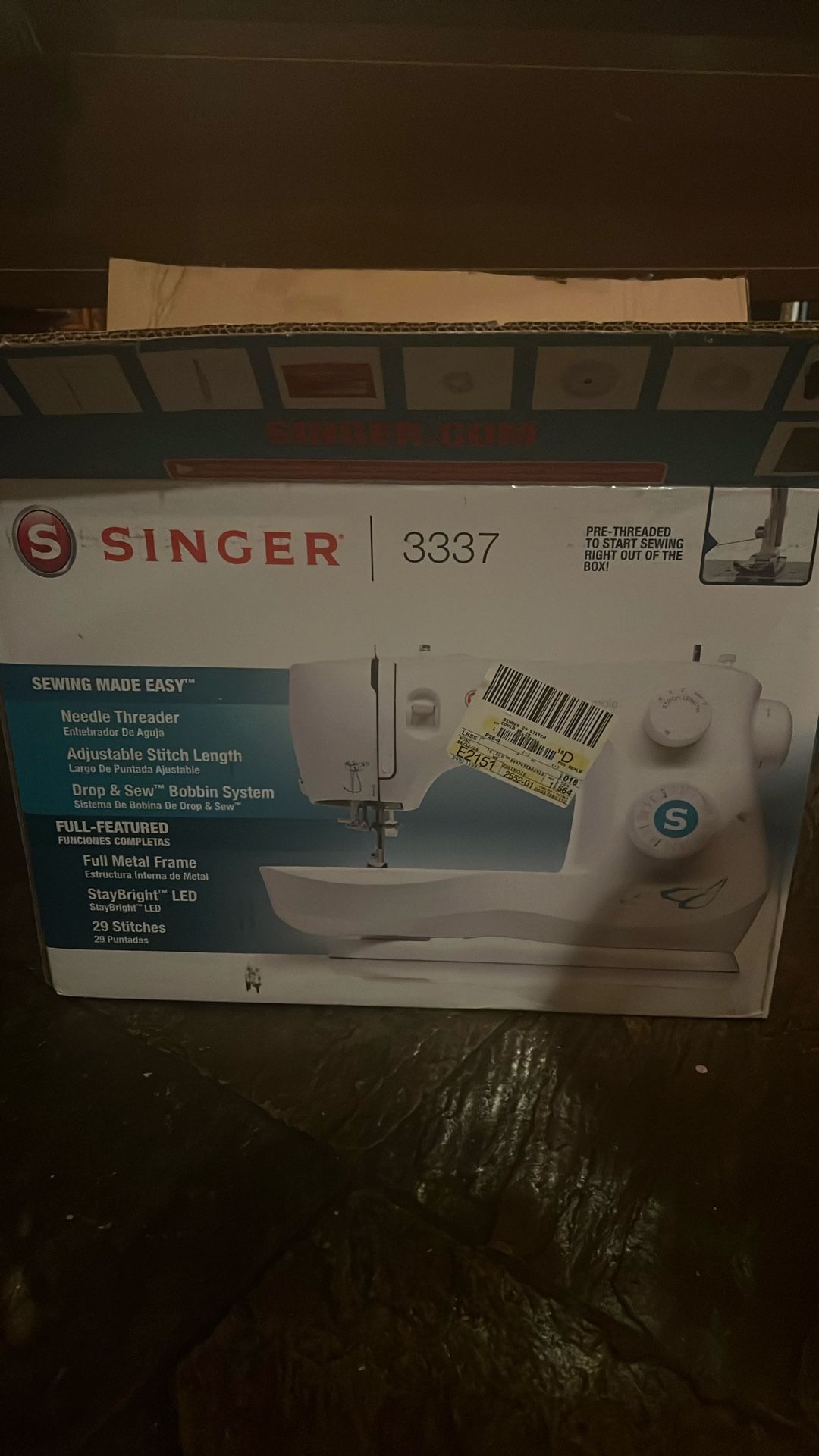 Singer 3337 Barely Used Still In The Box
