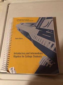 Introductory and intermediate algebra for college students