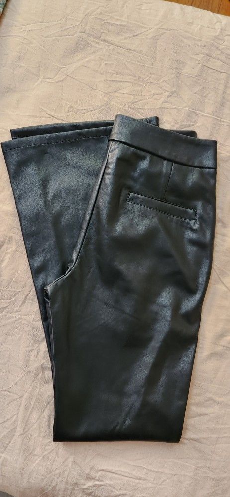 Faux Leather Pants size 6