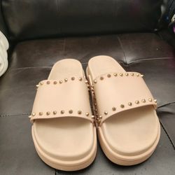 LV Spiked Pool Slides Bundle  (Both Size's EU 43/ US 10) 100% Authentic Guaranteed [No Box Sorry] 