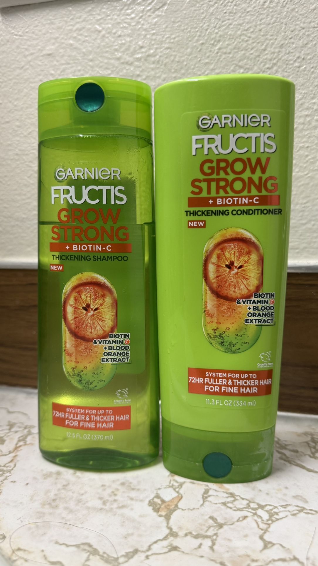 garnier fructis thickening shampoo and conditioner