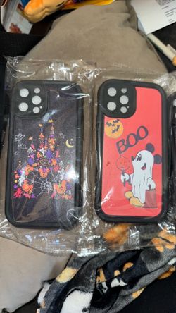$12 each iPhone 12 Pro phone cases phone covers Mickey Mouse, Disney Halloween