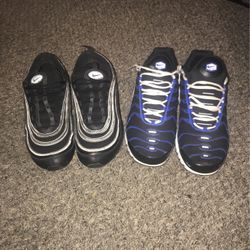 Bundle Nike AirMax 97 ‘Black Terry Cloth’ Nike AirMax Plus ‘Black Racer Blue’