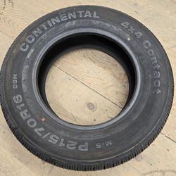 1 Continental 4x4 Contact 215/70R16