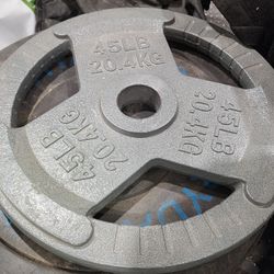 45 Lbs Weight Plate 