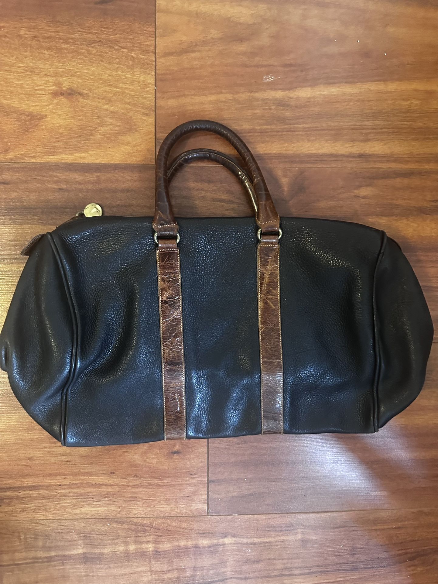 Furla Vintage Crocodile Embossed Handle Bag