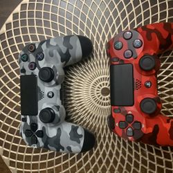 2 Ps4 Camouflage Controllers 