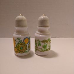 Vintage 1970s Avon Milk Glass  Lotion  Bottles