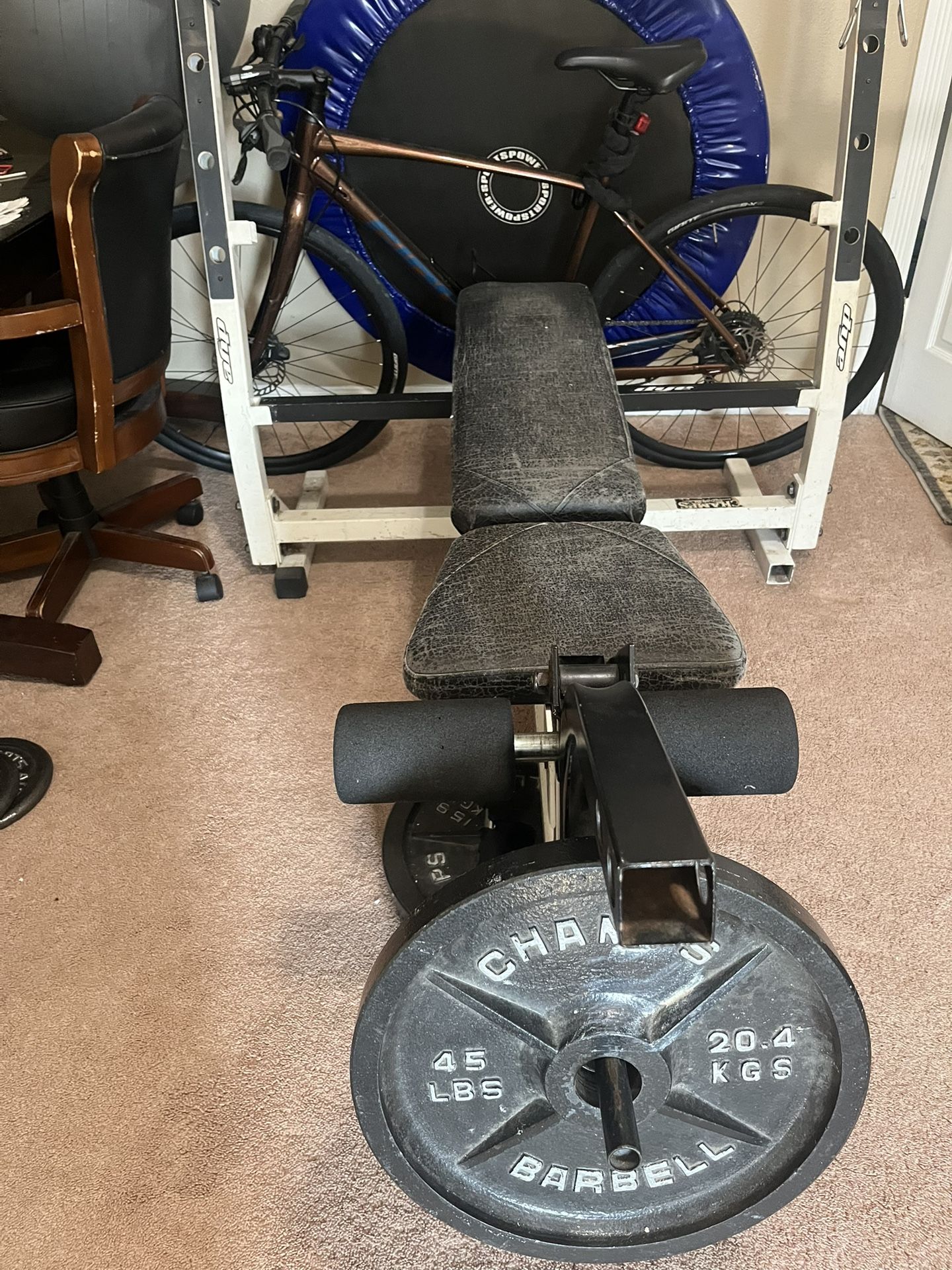 Weight Bench with Bar & 300 lbs of Weights - MUST GO TODAY! $200 OBO