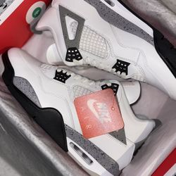 Jordan 4 White Cement 
