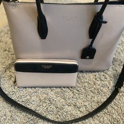 New Kate Spade Tote And Wallet Sold Together 