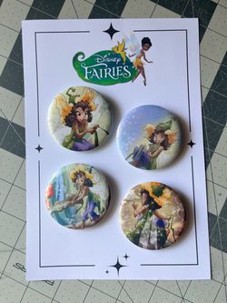 Disney Fairy IRIDESSA Button Pin Set