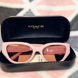 COACH Geometric Cat Eye Sunglasses