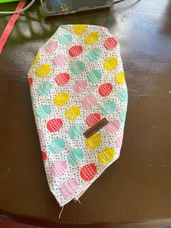 E240 dog cat neck accessories decoration Easter egg bandana xs/s 15”