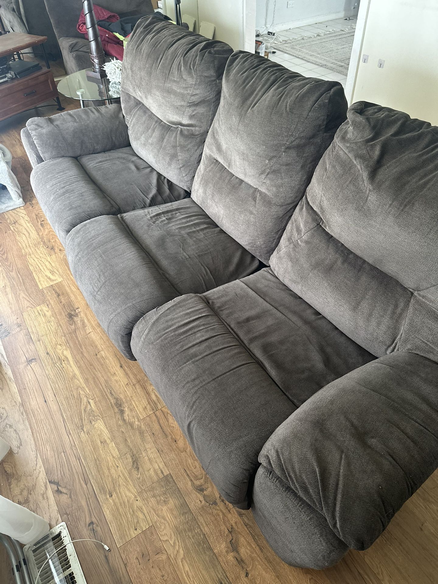 sofa and an armchair
