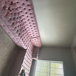 Pink Sectional Couch