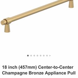 Amerock Appliance Pull Champagne Bronze