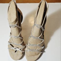 ​✨ $25 NEW Nina NY Rhinestone Heels! Size 9 - Back Zipper! 💎
