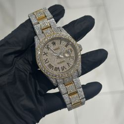 MOiSSANITE Rollie (pass Diamond Tester)