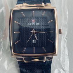 Bran New  Watch With Date And Steel  Bangle Mesh Strap