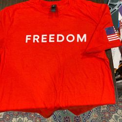 Charlie Kirk - FREEDOM SHIRT w/American Flag