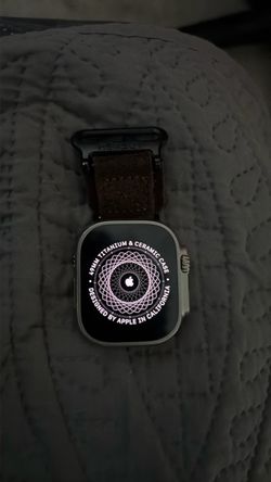 Apple Watch Ultra 2 with Hemut Leather Strap