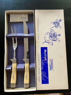Vintage EMBEKO SHEFFIELD Cutlery Set Miracle Worker Knife & Fork 