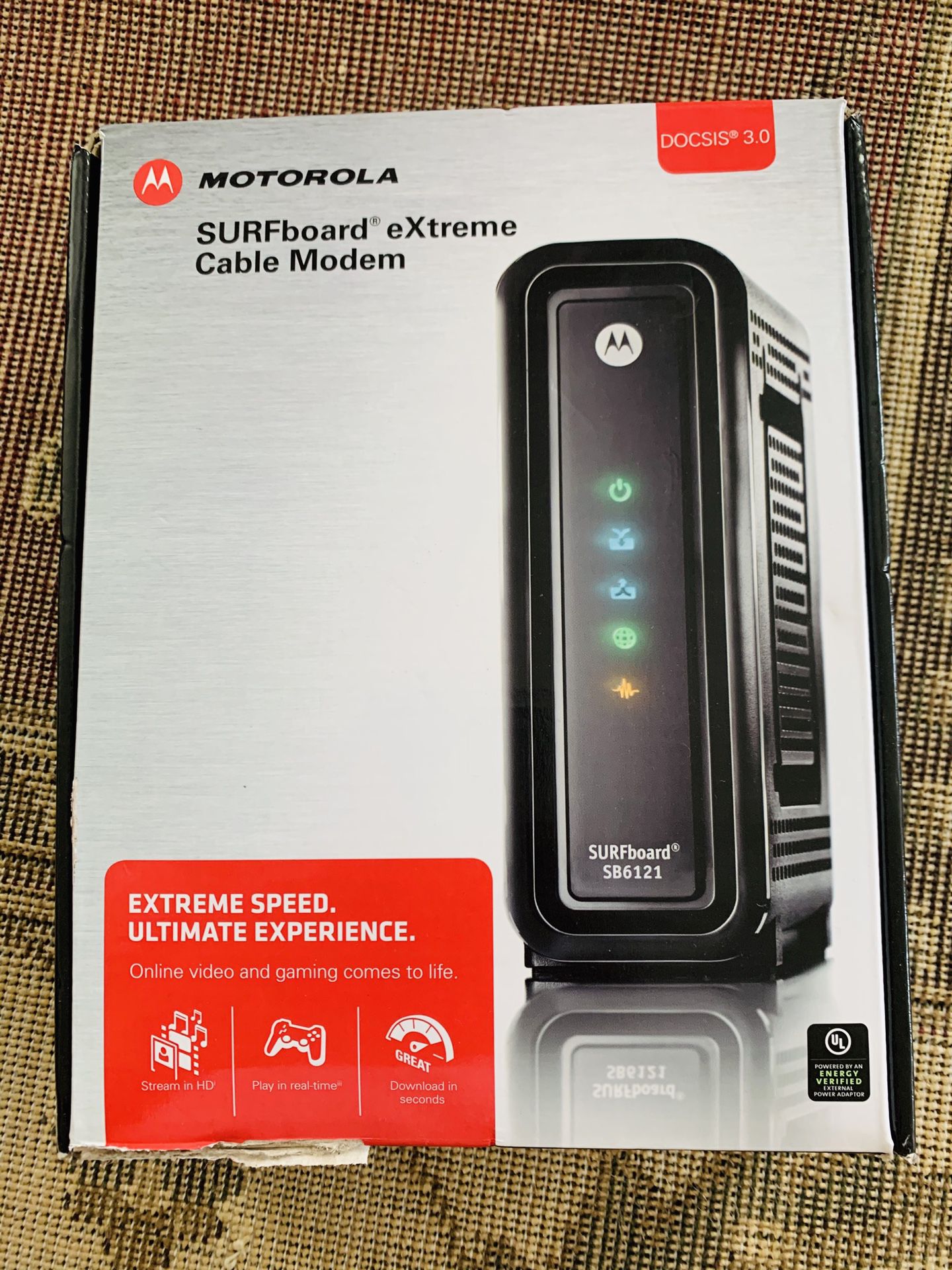 Motorola Surfboard extreme cable modem for Comcast Xfinity