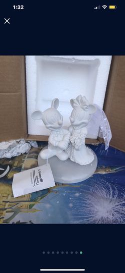 Mickey & Minnie wedding porcelain