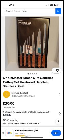 SIRLOIN MASTER 6PIECE HEAVY GAUGE