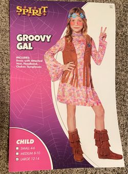 Girls Costume - 70s style - size L