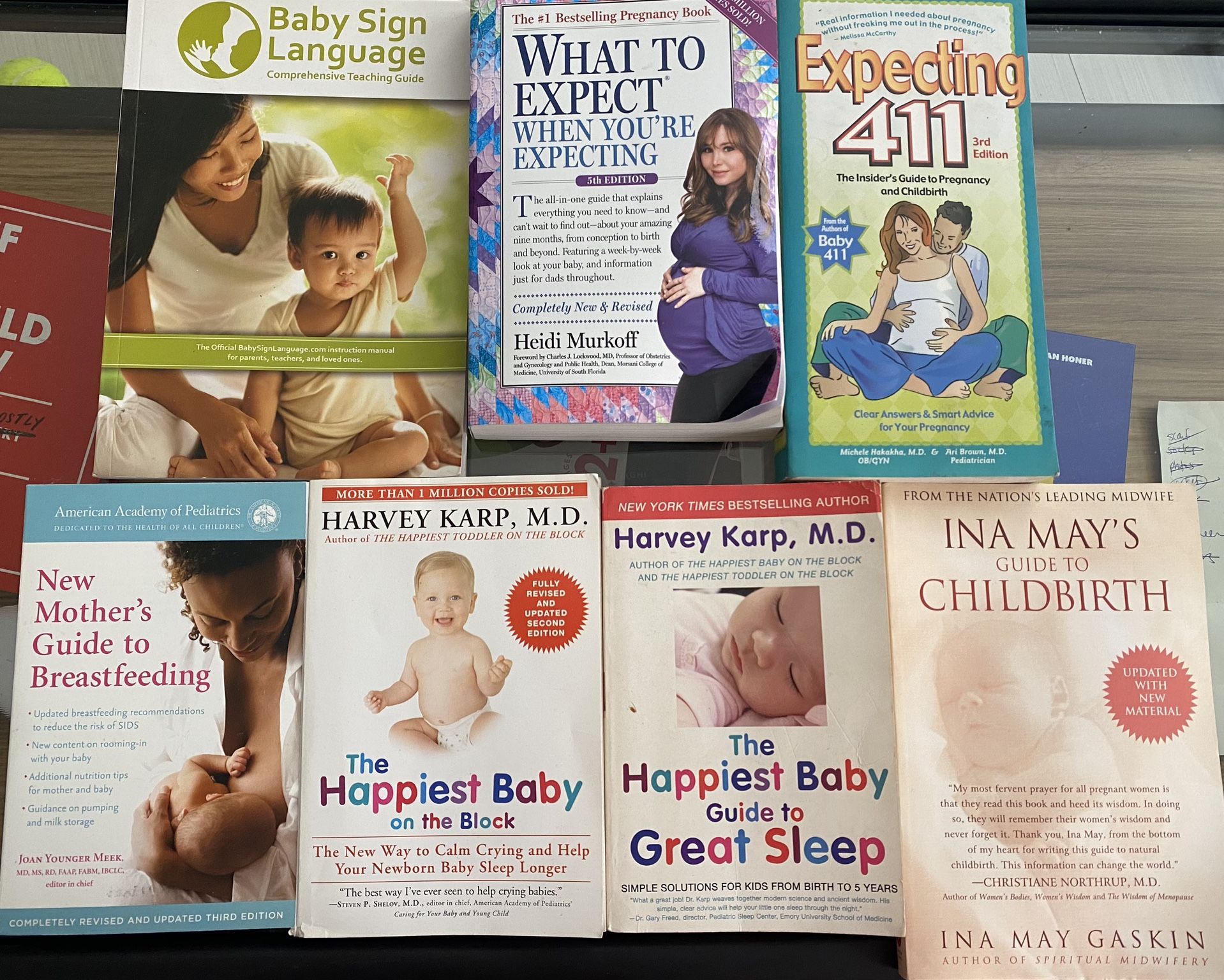 Pregnancy, Breastfeeding, and Parenting books 