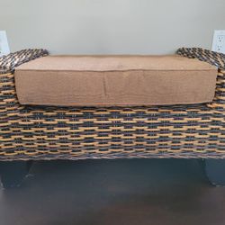 Rattan Ottoman