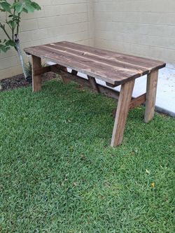 All Wood 6’ Table