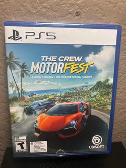 Hey, it’s never been used I’m asking$30 for, THE CREW MOTORFEST the Playstation 5 it’s brand new