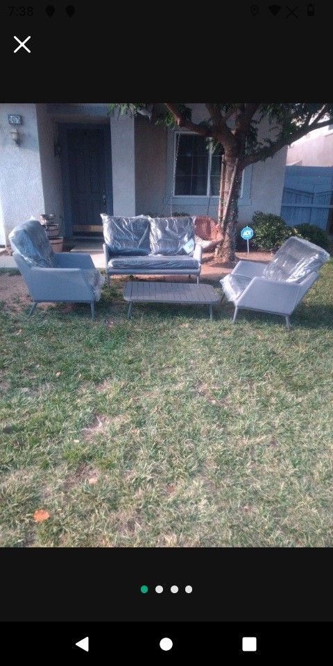 High Quality Used As A Display Model Extra Thick Cushions Sunbrella Quality Costco Quality Patio Furniture 🚛🚚✈️