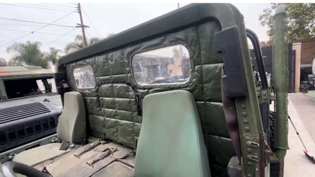 Humvee Arctic rear Curtain